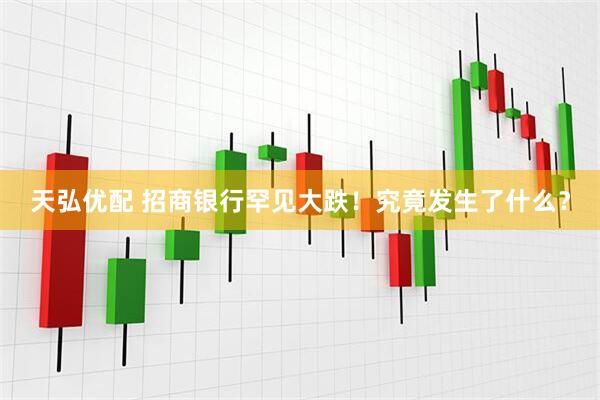 天弘优配 招商银行罕见大跌！究竟发生了什么？