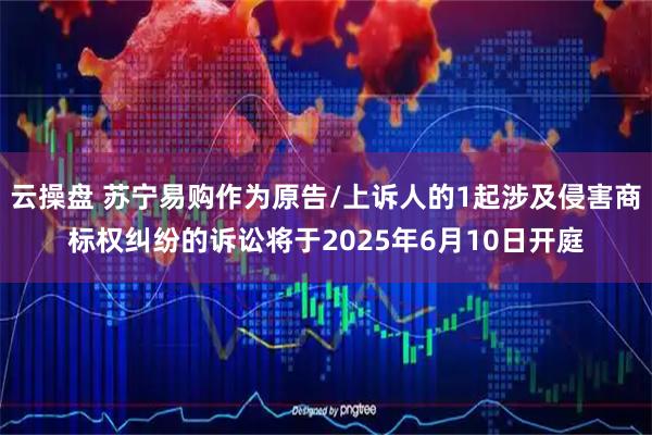 云操盘 苏宁易购作为原告/上诉人的1起涉及侵害商标权纠纷的诉讼将于2025年6月10日开庭