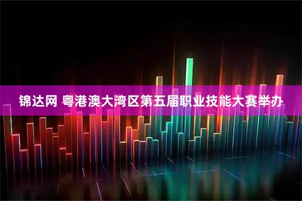 锦达网 粤港澳大湾区第五届职业技能大赛举办