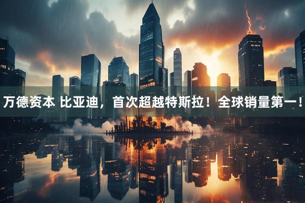 万德资本 比亚迪，首次超越特斯拉！全球销量第一！
